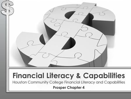 Financial Literacy & Capabilities