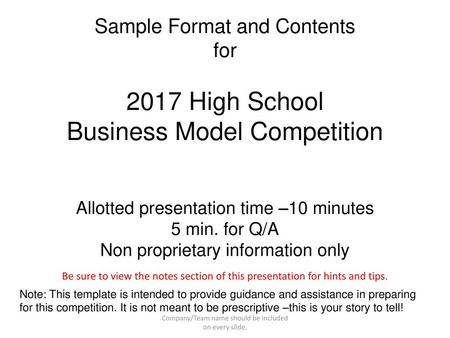 Business Model Competition