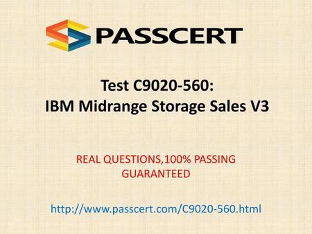 Test C : IBM Midrange Storage Sales V3