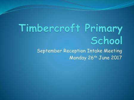 Timbercroft Primary School