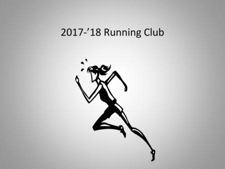 2017-’18 Running Club.