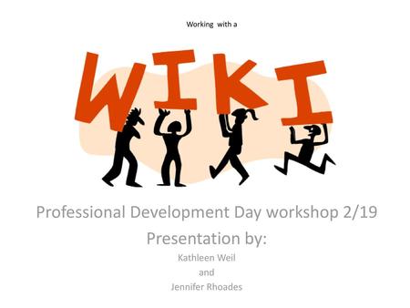 Professional Development Day workshop 2/19