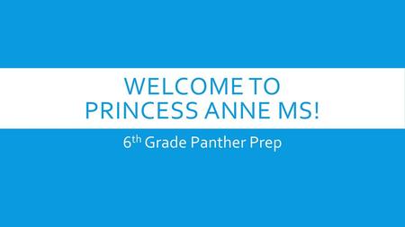 Welcome to Princess Anne MS!