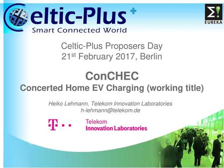 Celtic-Plus Proposers Day 21st February 2017, Berlin