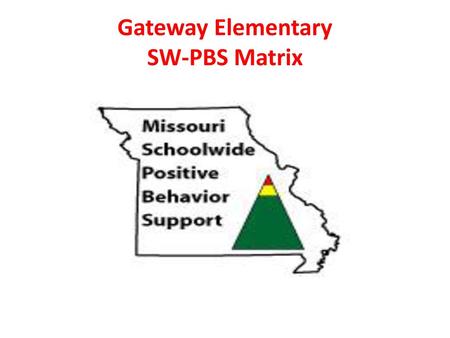 Gateway Elementary SW-PBS Matrix
