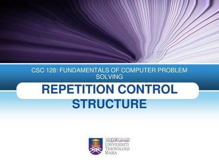 REPETITION CONTROL STRUCTURE