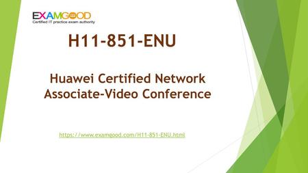 Huawei Certified Network Associate-Video Conference