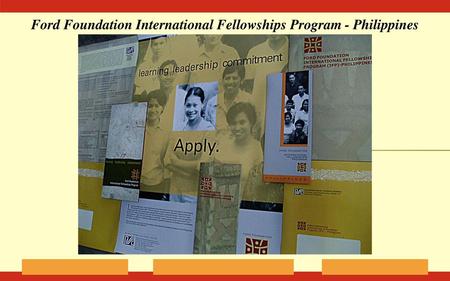 Ford Foundation International Fellowships Program - Philippines
