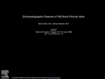 Echocardiographic Features of Flail Aortic Porcine Valve