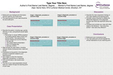 Type Your Title Here Author’s First Name Last Name, degree,…