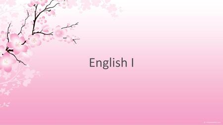 English I.