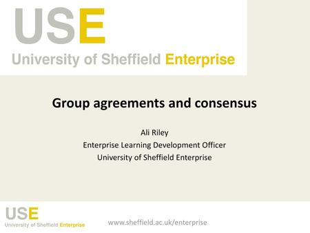 Group agreements and consensus