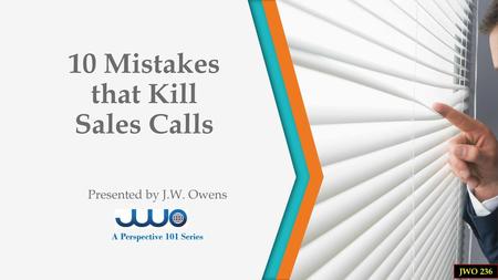 10 Mistakes that Kill Sales Calls
