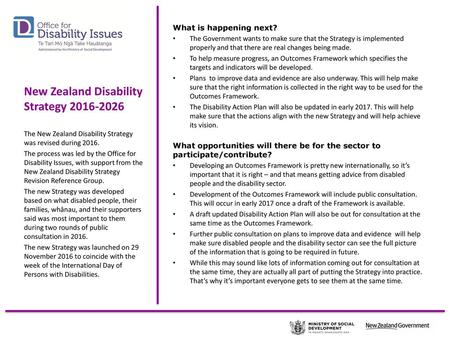 New Zealand Disability Strategy