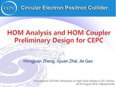 HOM Analysis and HOM Coupler Preliminary Design for CEPC