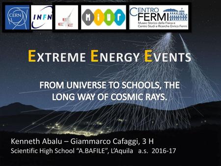 FROM UNIVERSE TO SCHOOLS, THE LONG WAY OF COSMIC RAYS.