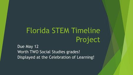 Florida STEM Timeline Project