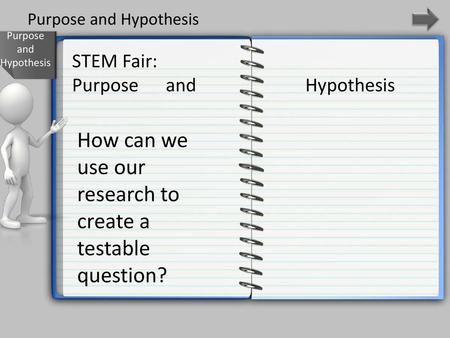 Purpose and Hypothesis
