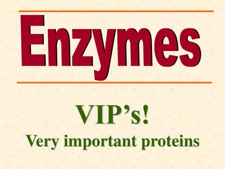 Very important proteins