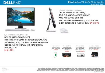 DELL Inspiron All-in-One Pcs