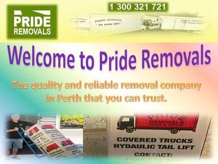 Welcome to Pride Removals