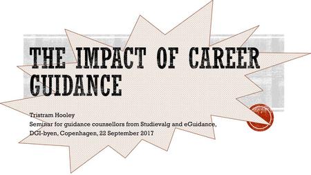 the impact of career guidance
