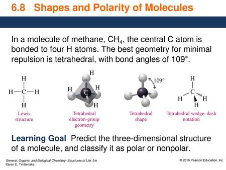 6.8 Shapes and Polarity of Molecules