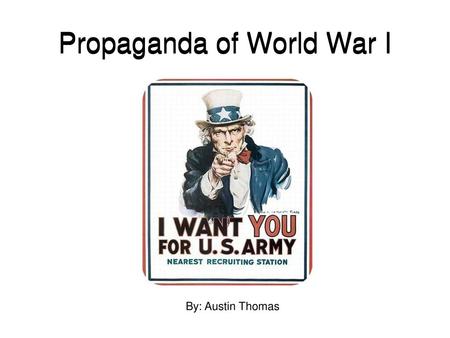 Propaganda of World War I