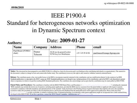 November 2005 doc.: IEEE /1051r0 09/06/2018