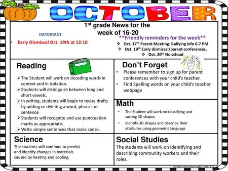 Reading Don’t Forget Math Science Social Studies