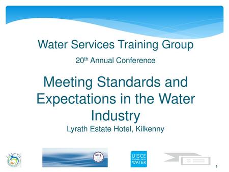 Meeting Standards and Expectations in the Water Industry