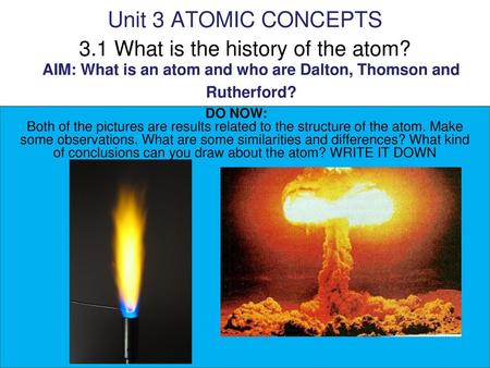 3.1 What is the history of the atom?