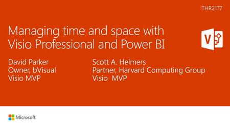 Managing time and space with Visio Professional and Power BI
