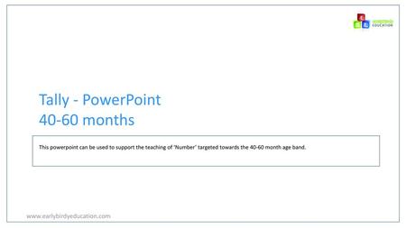 Tally - PowerPoint months