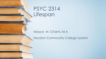 Mayya M. Chami, M.A Houston Community College System