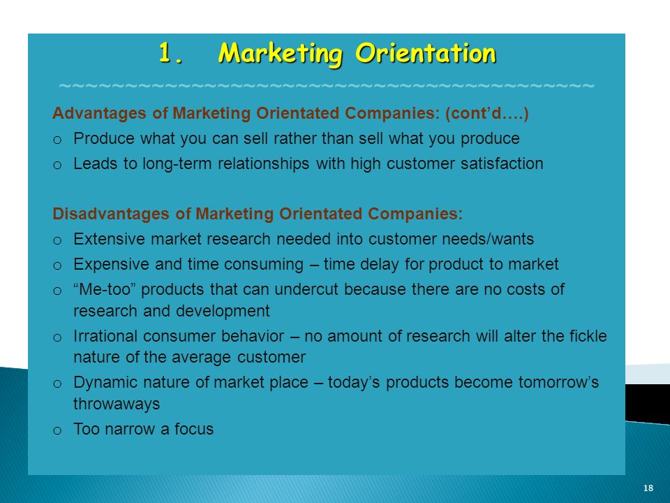 market oriented pricing advantages and disadvantages