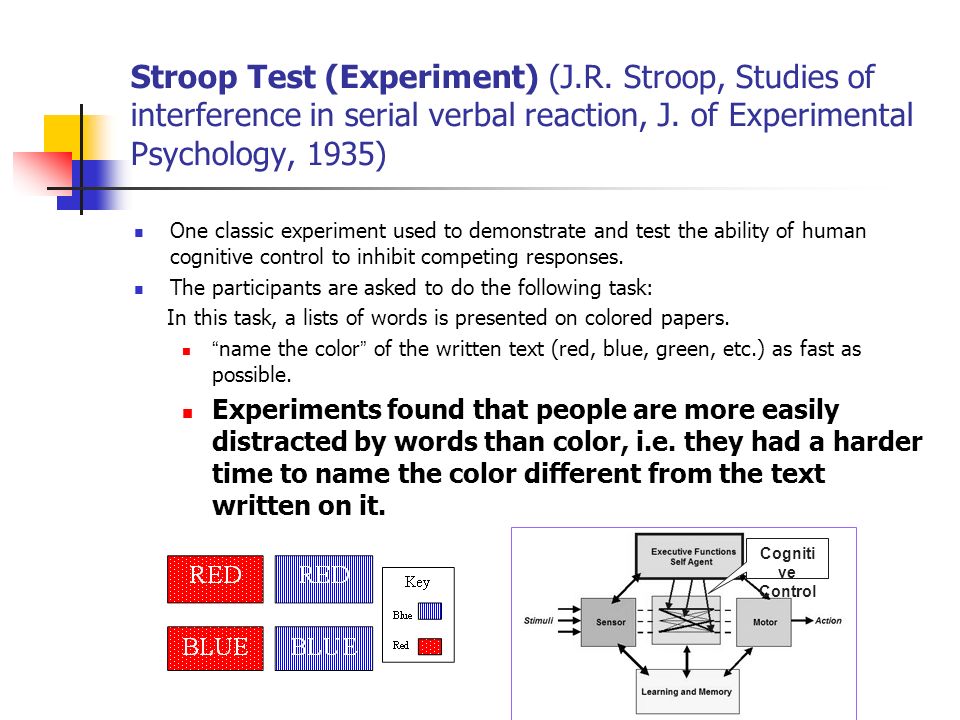 stroop study