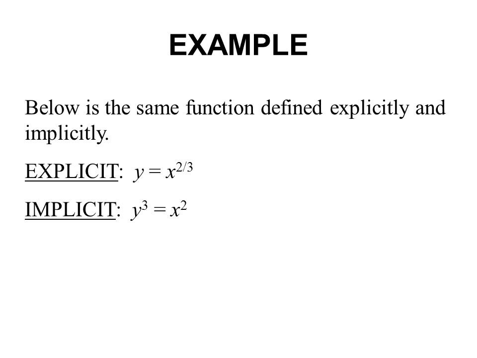 implicit differentiation ppt download implicit and