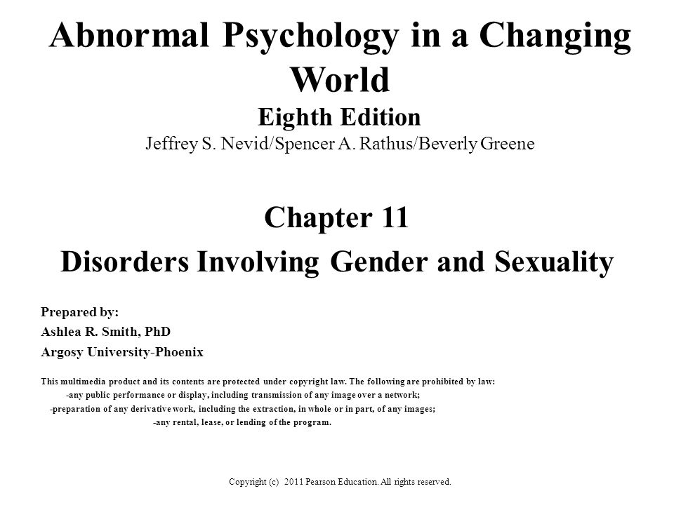Sexuality Disorder 71
