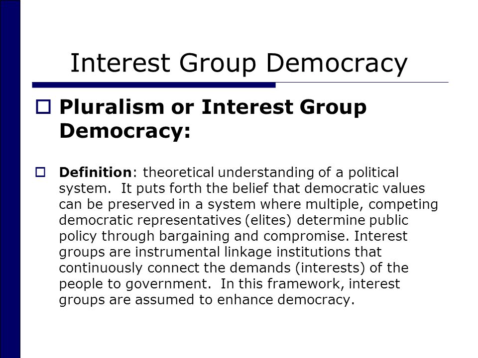 Democracy Group 100
