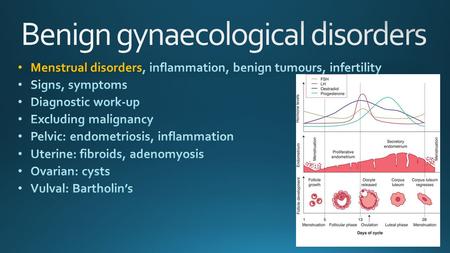 Benign gynaecological disorders