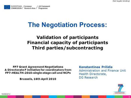The Negotiation Process:
