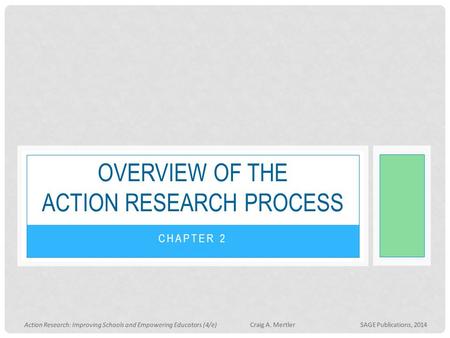 Overview of the action research process