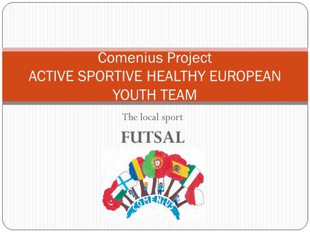 The local sport FUTSAL Comenius Project ACTIVE SPORTIVE HEALTHY EUROPEAN YOUTH TEAM.
