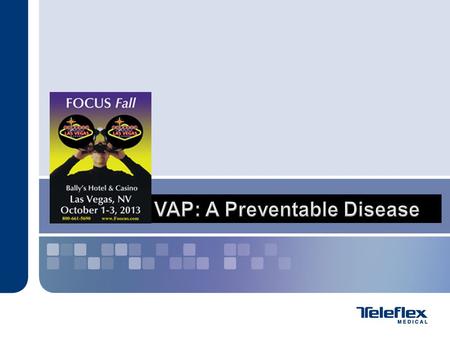 VAP: A Preventable Disease