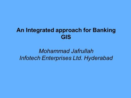 Agenda Introduction Business Objectives of Banks