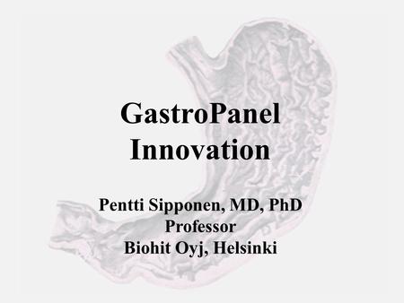 GastroPanel Innovation
