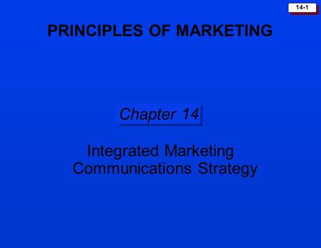 Integrated Marketing Communications Strategy