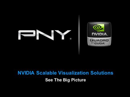 NVIDIA Scalable Visualization Solutions