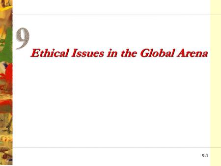 A Framework for Ethical International Trade
